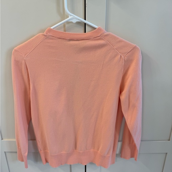 J. Crew Women's Light Coral Cardigan Sweater - Picture 3 of 4